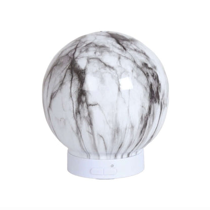 Noir marble ultrasonic diffuser round LED essential oil diffuser UK