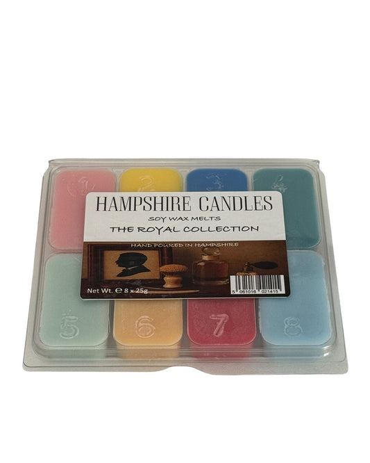 “Luxury Royal Collection wax melts inspired by Penhaligon’s perfumes – elegant and refined scent selection in gift packaging”