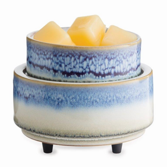 Blue and White 20W Ceramic Electric Wax Melter