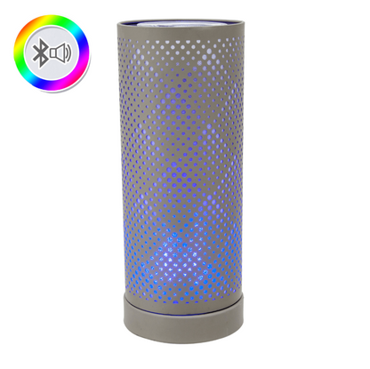 Bluetooth Speaker and Electric Wax Melt Burner - Grey