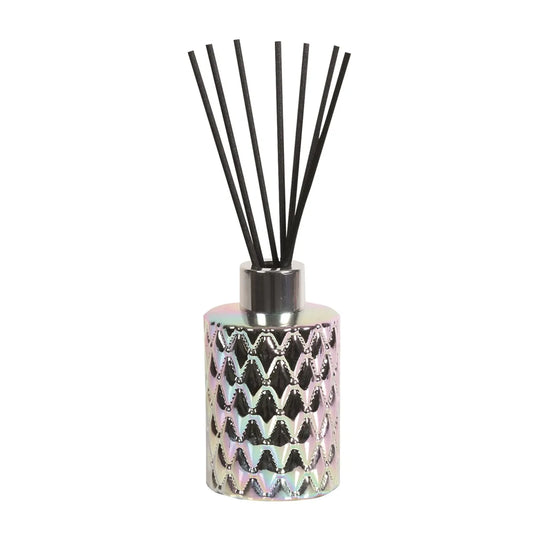 Silver Lustre Glass Reed Diffuser Bottle
