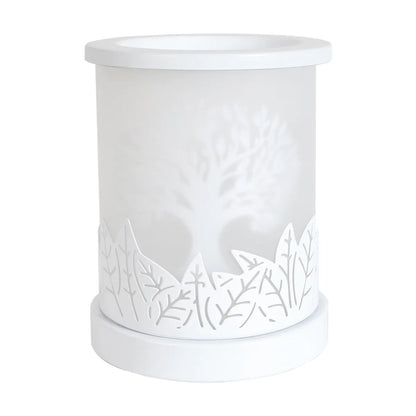 Tree of Life electric wax melt warmer white with LED light home fragrance