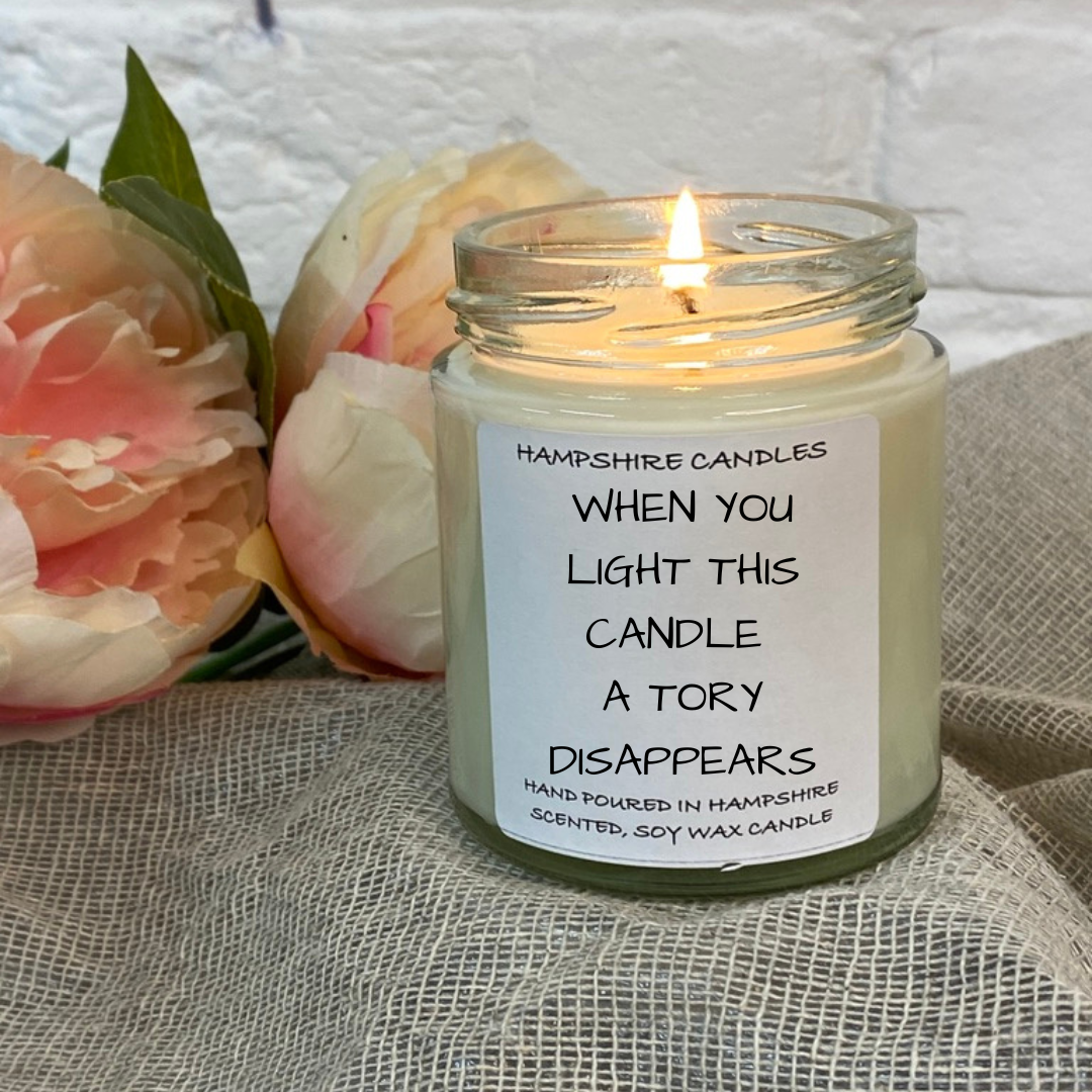 When You Light This Candle A Tory Disappears Candle Jar