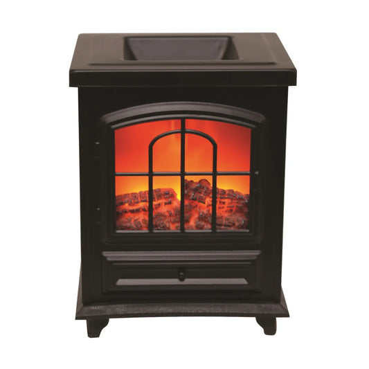 Black Square Log Burner Electric Wax Melt Burner
