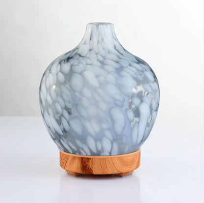 silver atomiser aroma diffuser ultrasonic essential oil diffuser with LED light