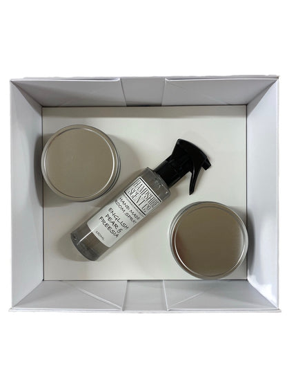 white magnetic closure gift box home fragrance gift set UK