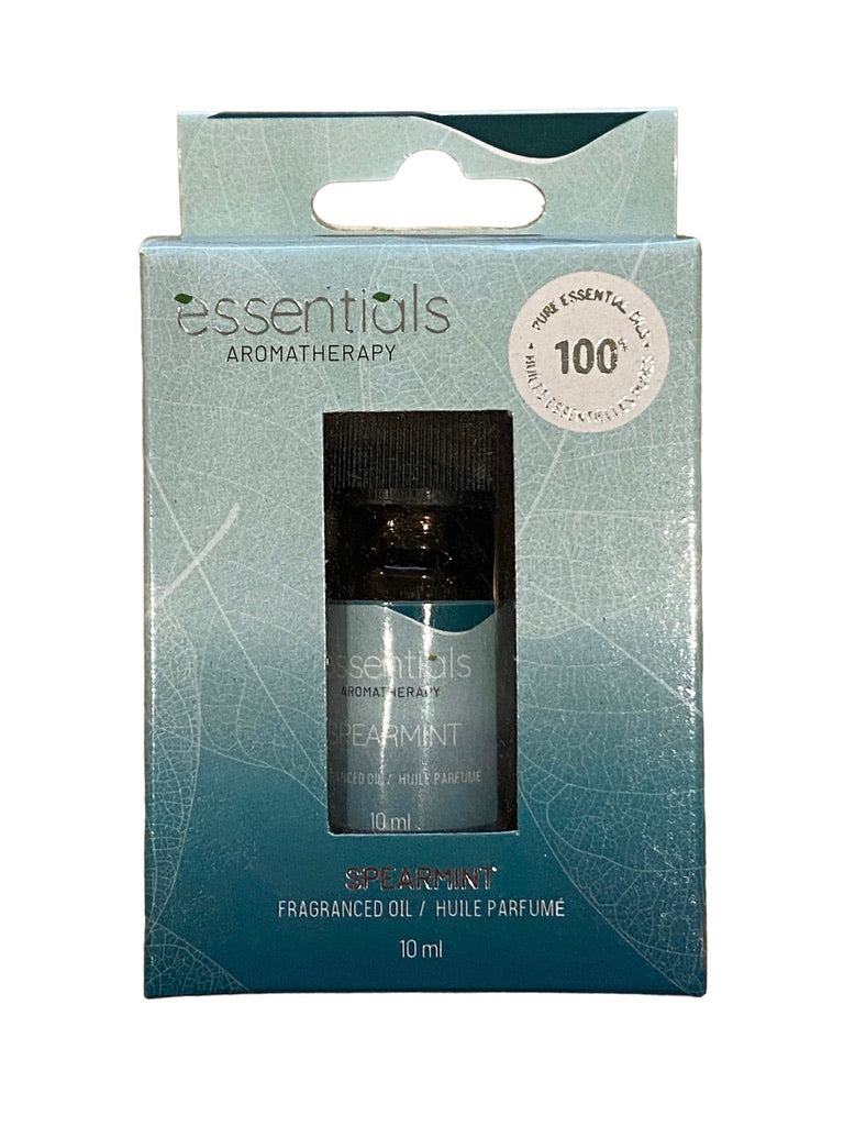Spearmint 100% essential oil in 10ml bottle from Hampshire Candles
