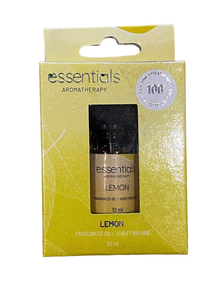 Lemon 100% essential oil in 10ml bottle from Hampshire Candles