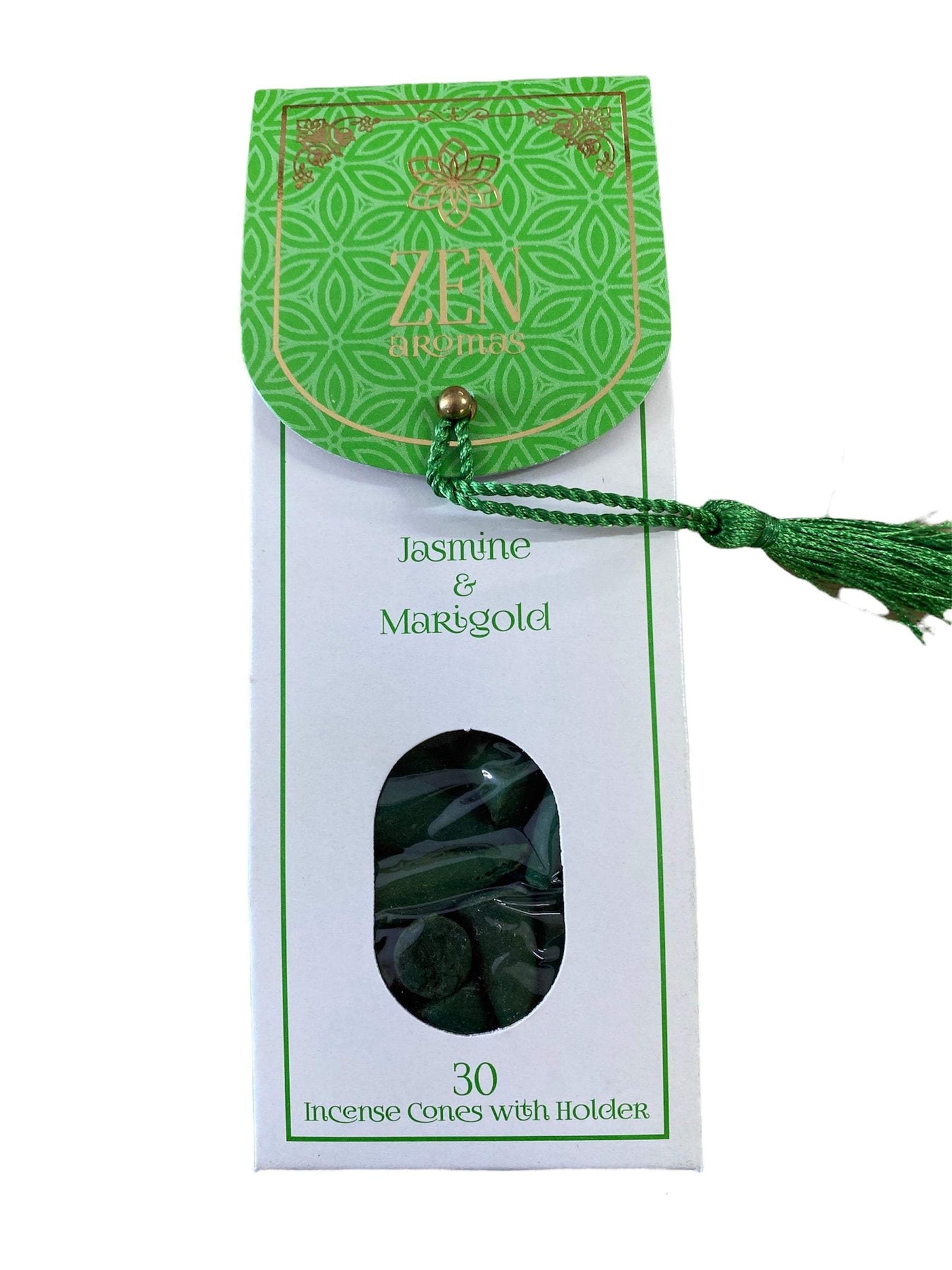Jasmine and Marigold Zen Incense Cones-FREE Shipping over £35.00-