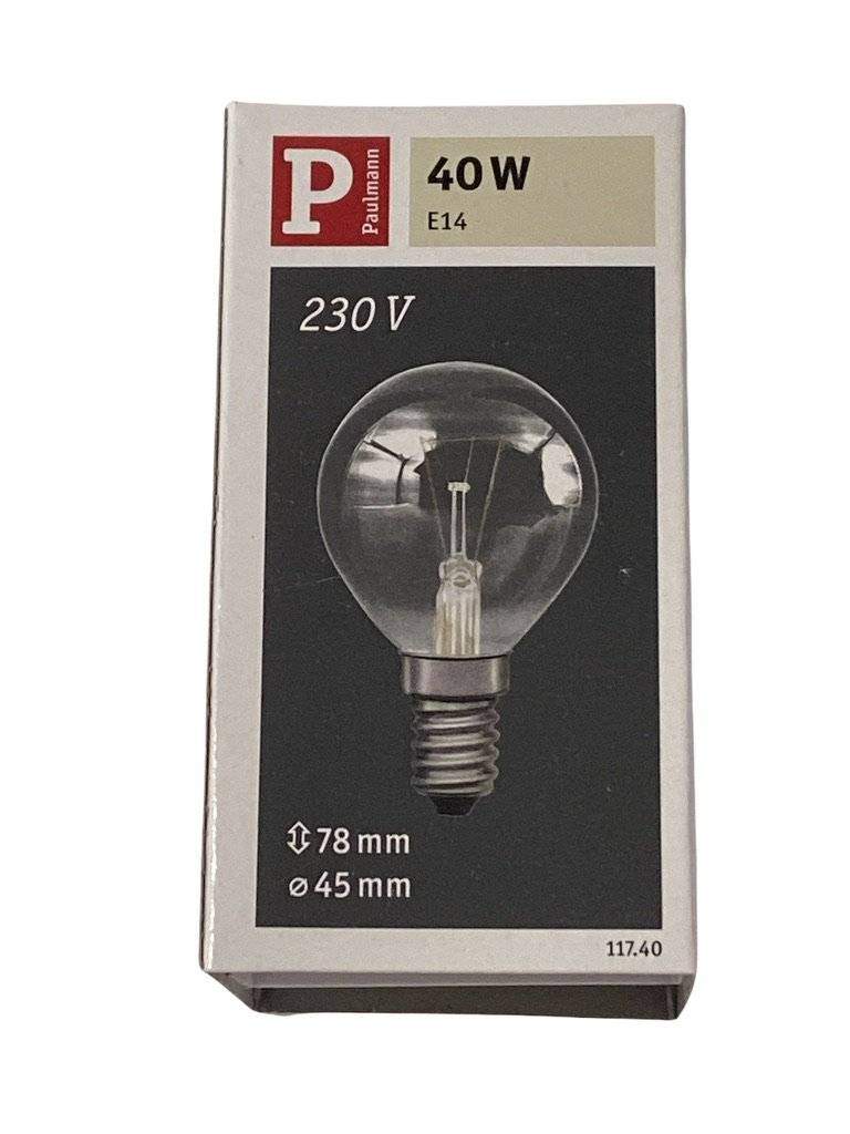 40W SES E14 Clear Golf Light Bulb by Hampshire Candles