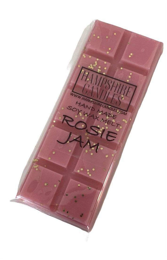 Rosie Jam Wax Melts Rose Jam by Lush Inspired – A sweet and floral fragrance inspired by fresh roses and fruity jam. Perfect for electric wax melt burners