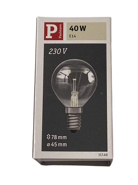 40W SES E14 Clear Golf Light Bulb-FREE Shipping over £35.00-