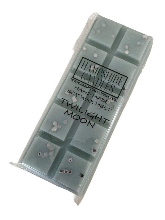 Twilight Moon Wax Melts – A mystical, calming fragrance perfect for your wax burner. Use these soy wax melts in electric wax melt burners to create a serene, moonlit atmosphere
