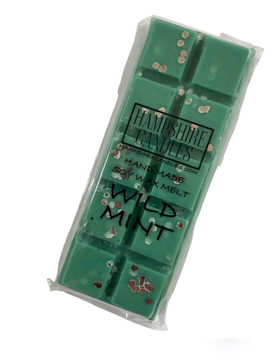 Wild Mint Wax Melts – A fresh, invigorating mint fragrance perfect for your wax melt burner. Use in electric wax melt burners to energize your space