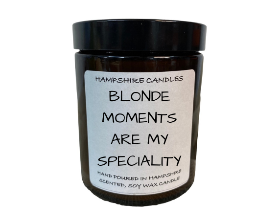 Blonde Moments Candle Jar