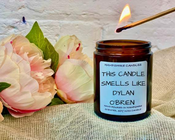 Smells Like Dylan O'Brien Candle Jar-FREE Shipping over £35.00-