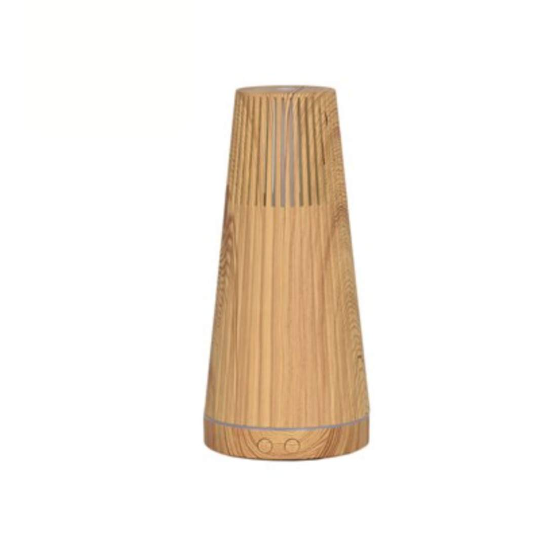 PRE-ORDER! Ridged Chimney Light Wood Ultrasonic Diffuser-FREE Shipping over £35.00-