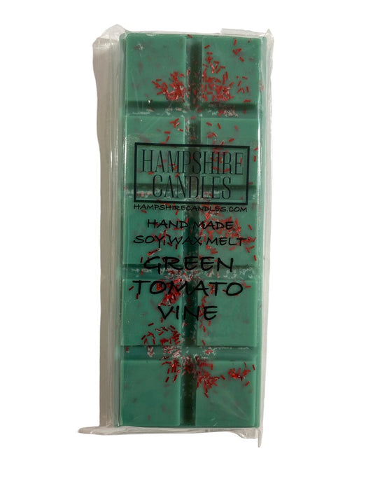 Soy wax melts with the fresh scent of green tomato vine. Perfect for use in electric wax melt burners, adding a bright, refreshing fragrance to any room