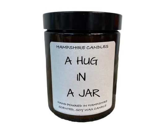 A Hug In A Jar Candle Jar-FREE Shipping over £35.00-