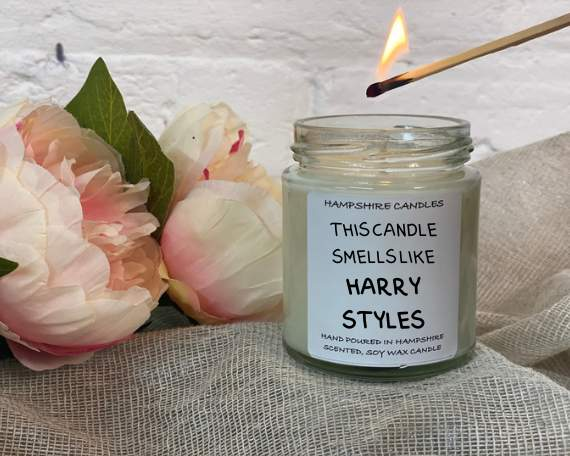 Smells Like Harry Styles Candle Jar-FREE Shipping over £35.00-