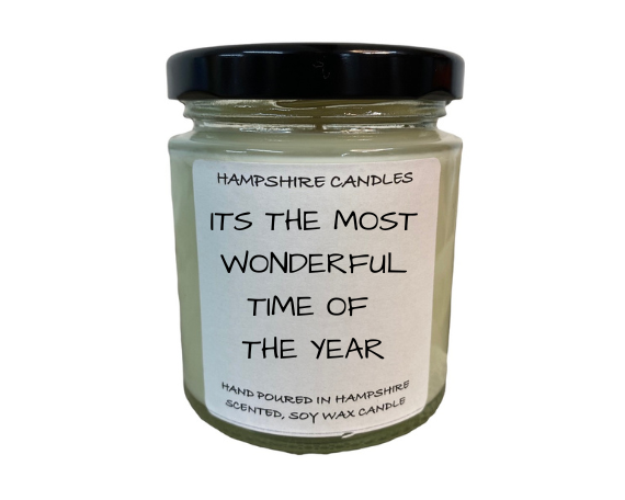 Wonderful Time Of The Year Candle Jar