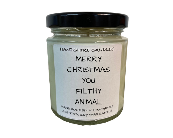 Filthy Animal Candle Jar