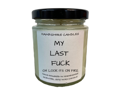 My Last F*ck Candle Jar