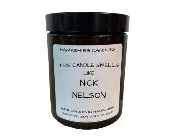 Smells Like Nick Nelson Candle Jar-FREE Shipping over £35.00-