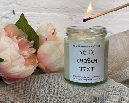 Personalised Candle Jar-FREE Shipping over £35.00-