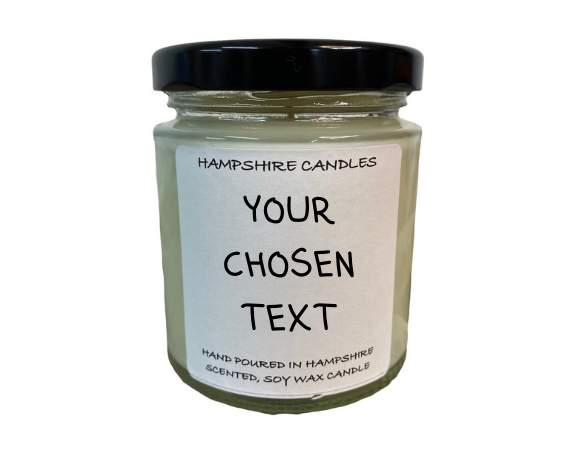 Personalised Candle Jar-FREE Shipping over £35.00-