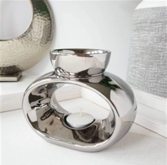 Elegance Chrome Wax Burner-FREE Shipping over £35.00-