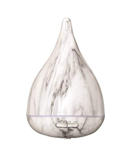 White Marble Effect Ultrasonic Aroma Diffuser-FREE Shipping over £35.00-