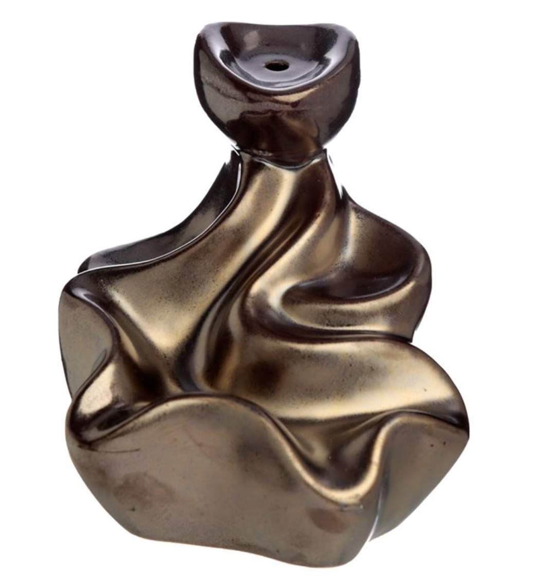 Gold Waterfall Backflow Incense Burner-FREE Shipping over £35.00-