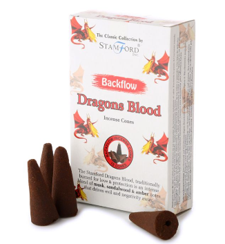 Dragons Blood Backflow Incense Cones