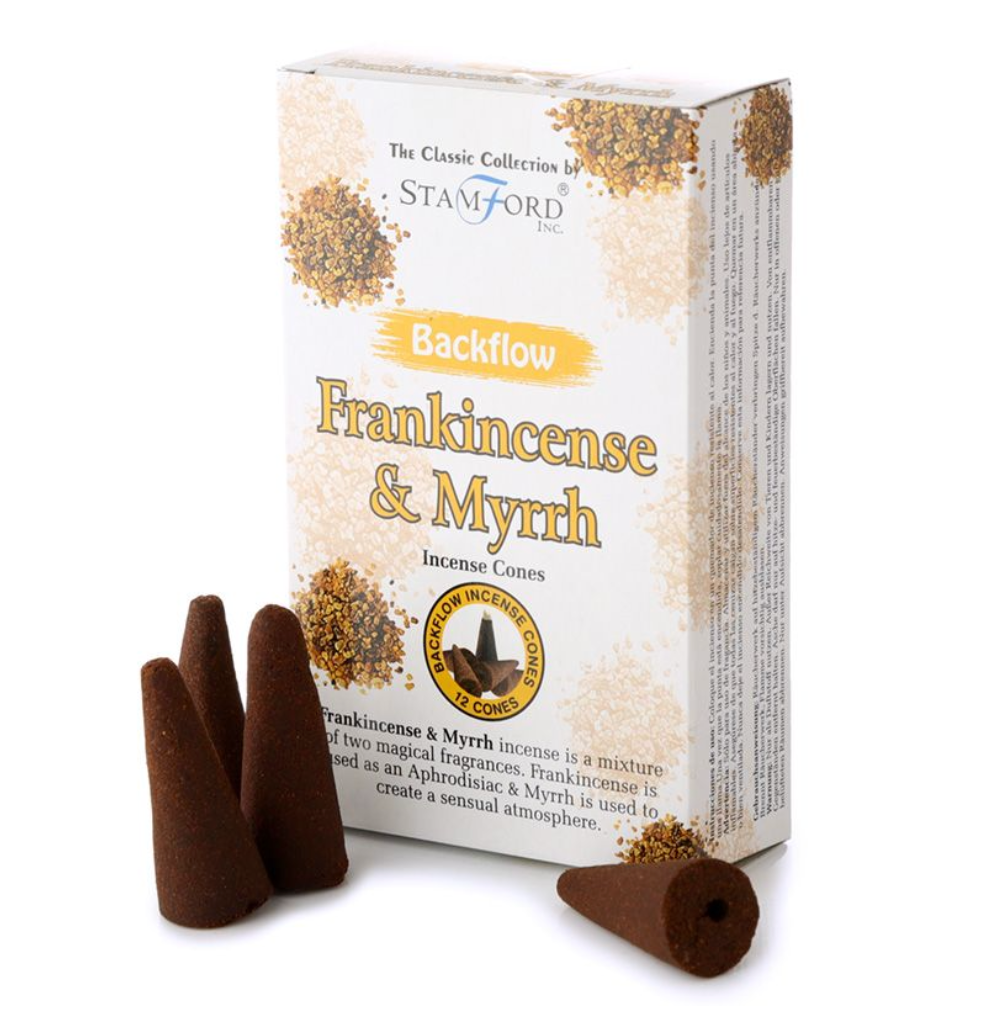 Frankincense and Myrrh Backflow Incense Cones