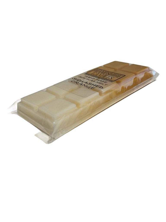 Squashed Orange Wax Melts – Long-lasting, zesty wax melts made with natural soy wax.