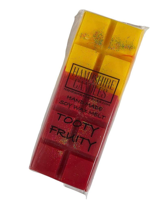 Tooty Fruity Wax Melts – Sweet and juicy fruit-scented soy wax melts for a playful home fragrance.