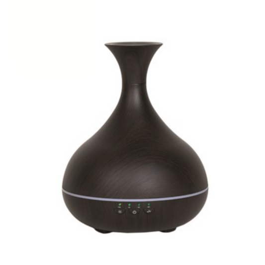 Vase Dark Wood Ultrasonic Diffuser