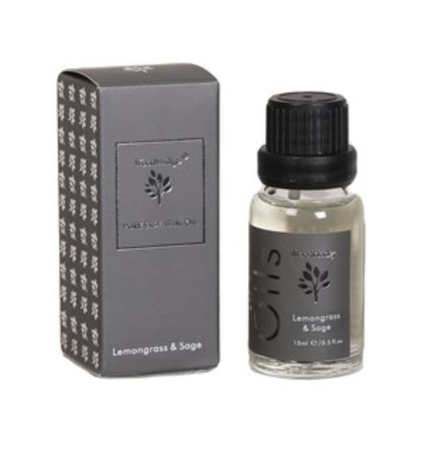 Lemongrass & Sage essential oil 15ml Woodbridge diffuser oil UK