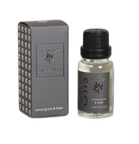 Lemongrass & Sage essential oil 15ml Woodbridge diffuser oil UK