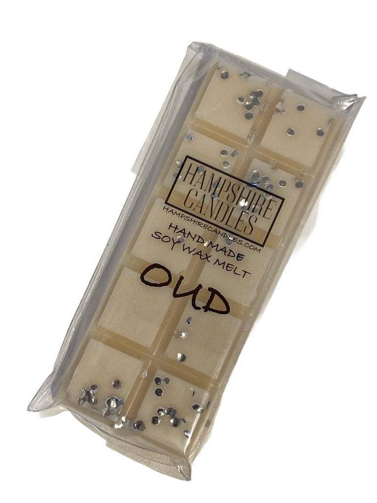 oud wax melts snap bar strong scented soy wax UK